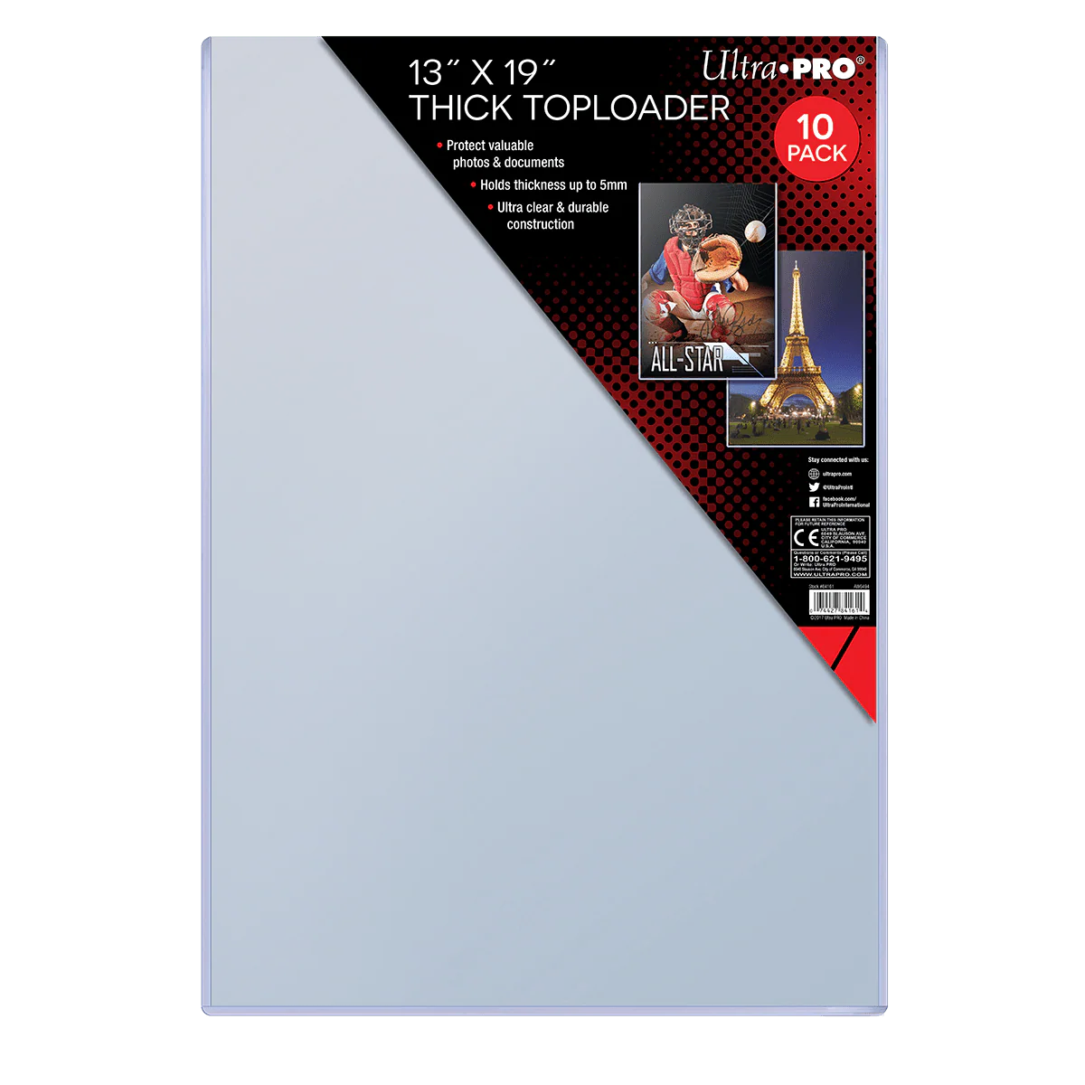 13" x 19" Thick TOPLOADER® (10ct)