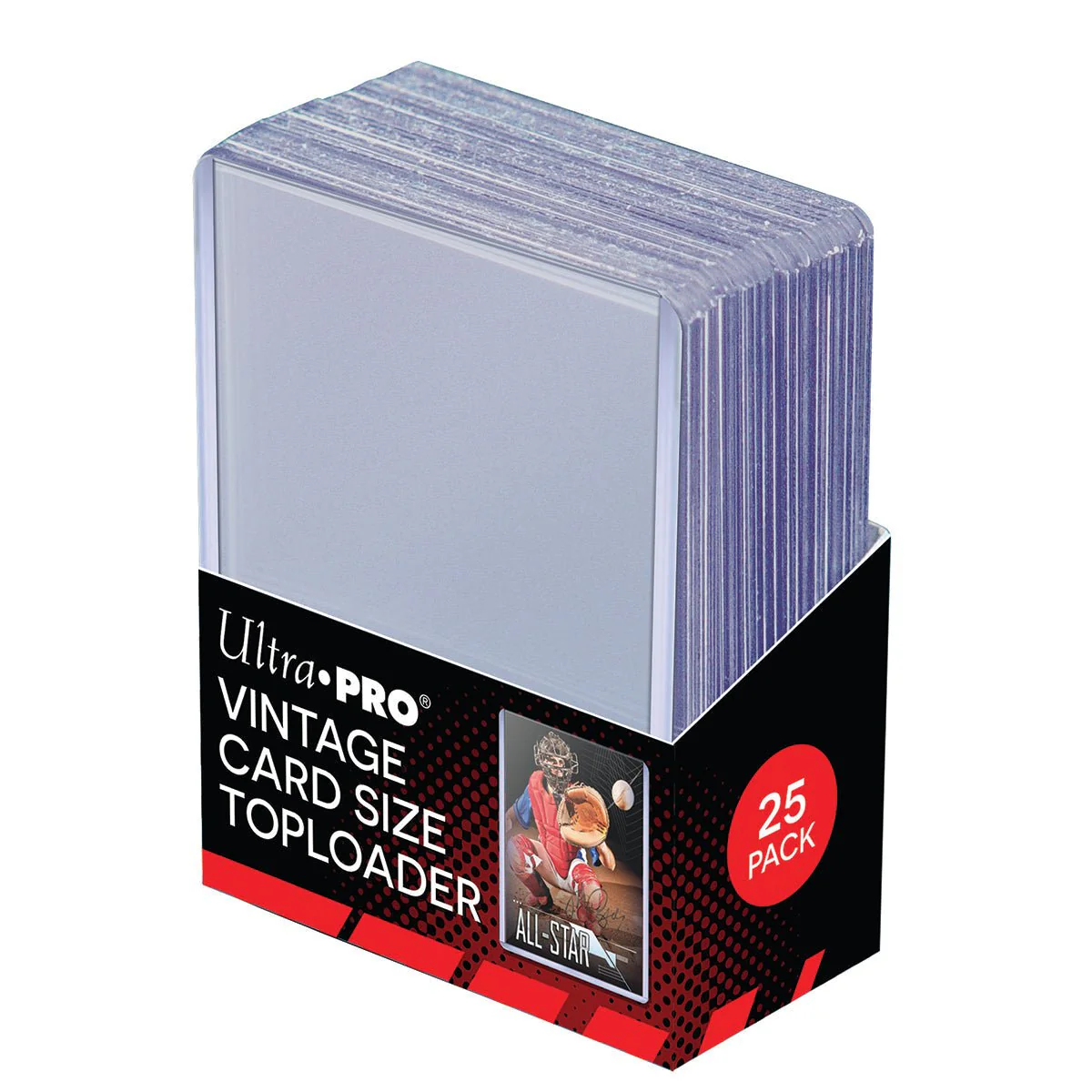 2-5/8" x 3-3/4" Vintage Card Size TOPLOADER® (25ct)