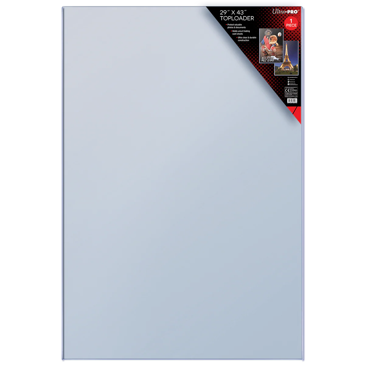 29" x 43" Uncut Sheet TOPLOADERĀ®