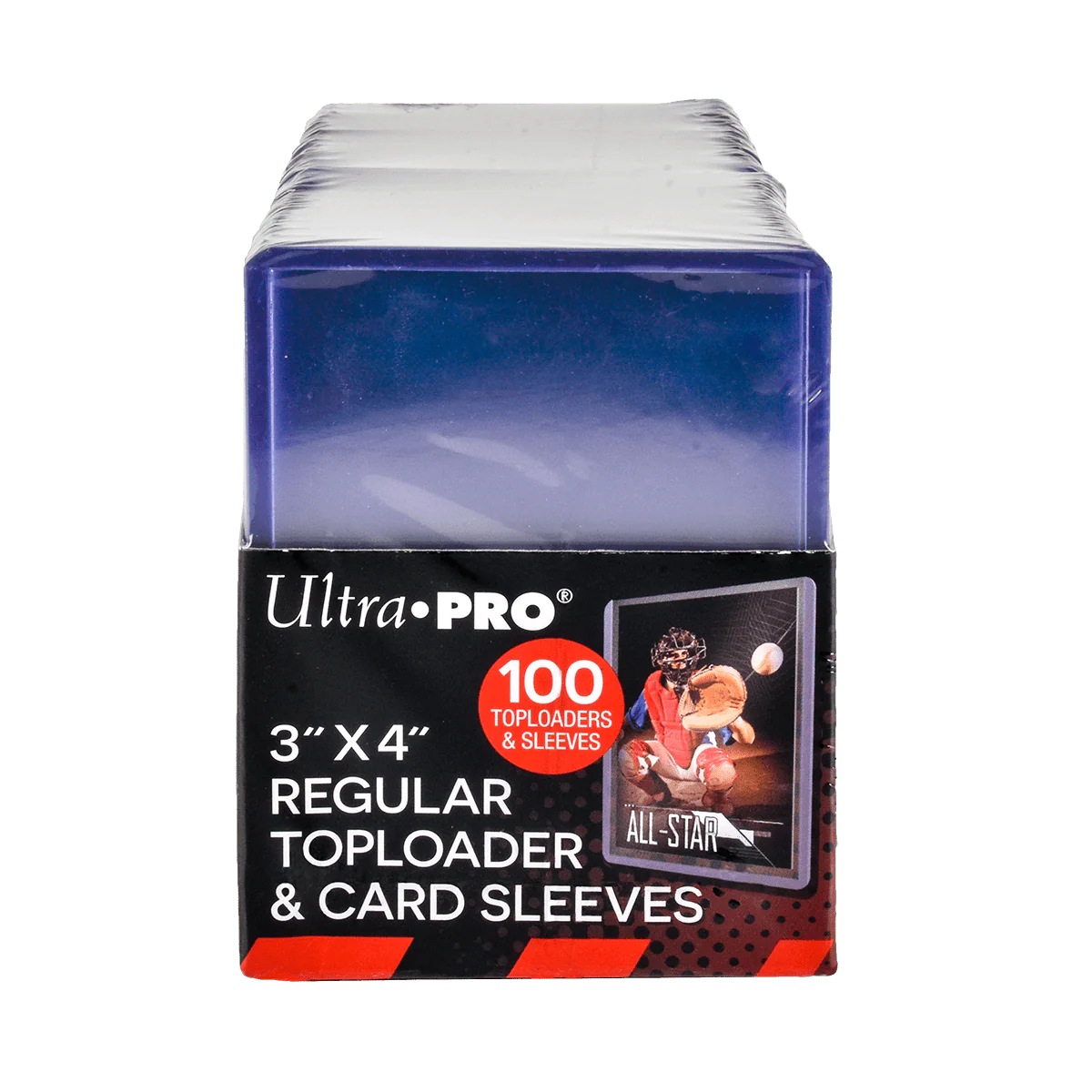 3" x 4" Clear Regular TOPLOADER® and Soft Sleeves Bundle (100ct) for Standard Size Cards *Limit 10 packs per household* - Image 2