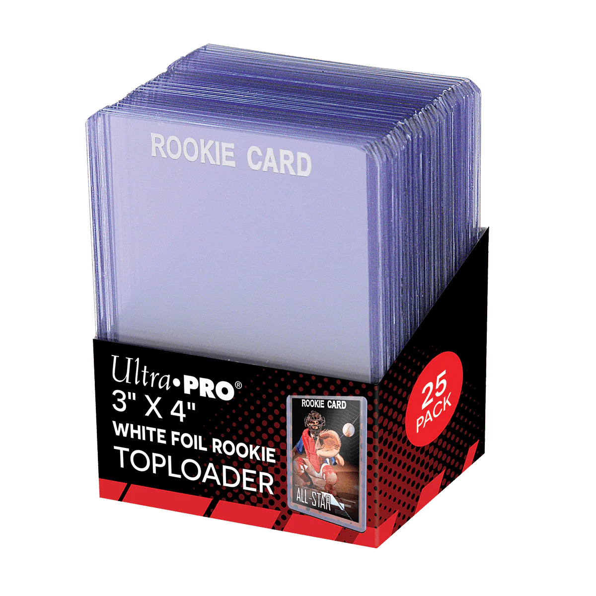 3" x 4" Rookie White TOPLOADER® (25ct)