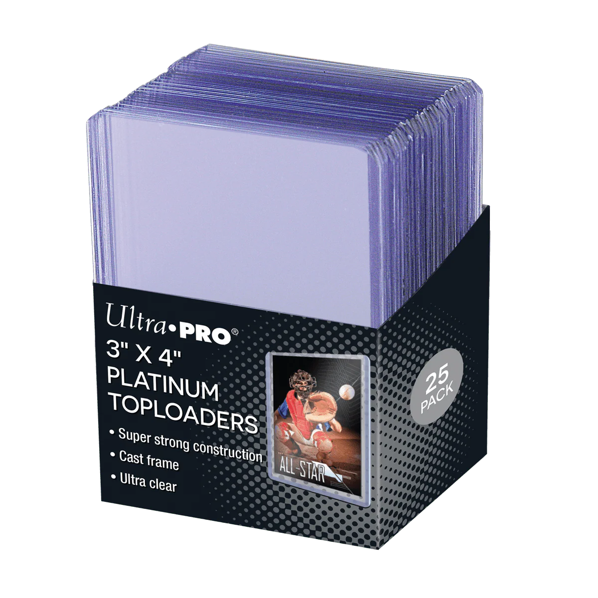 3" x 4" Ultra Clear Platinum TOPLOADER® (25ct)