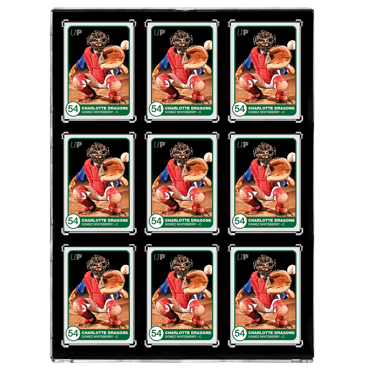35PT 9-Card Black Border UV ONE-TOUCH® Magnetic Holder - Image 6