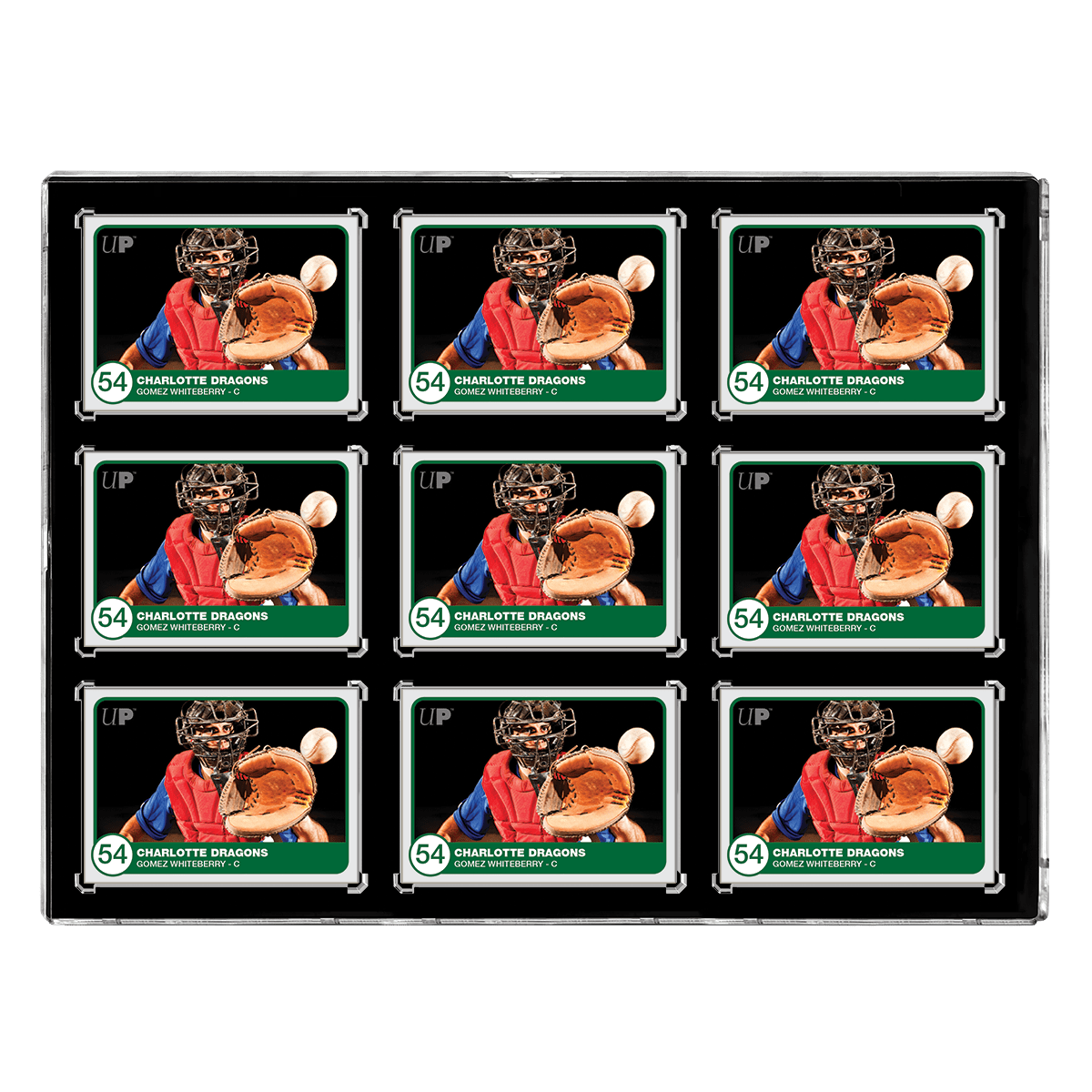 35PT 9-Card Black Border UV ONE-TOUCH® Magnetic Holder - Image 7