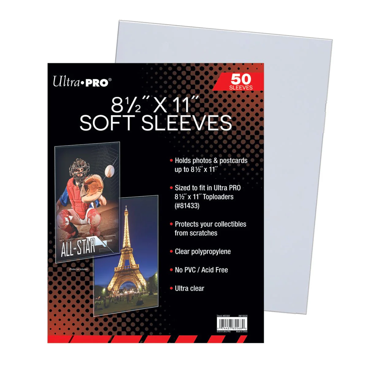 8-1/2" x 11" Soft Sleeves (50ct)