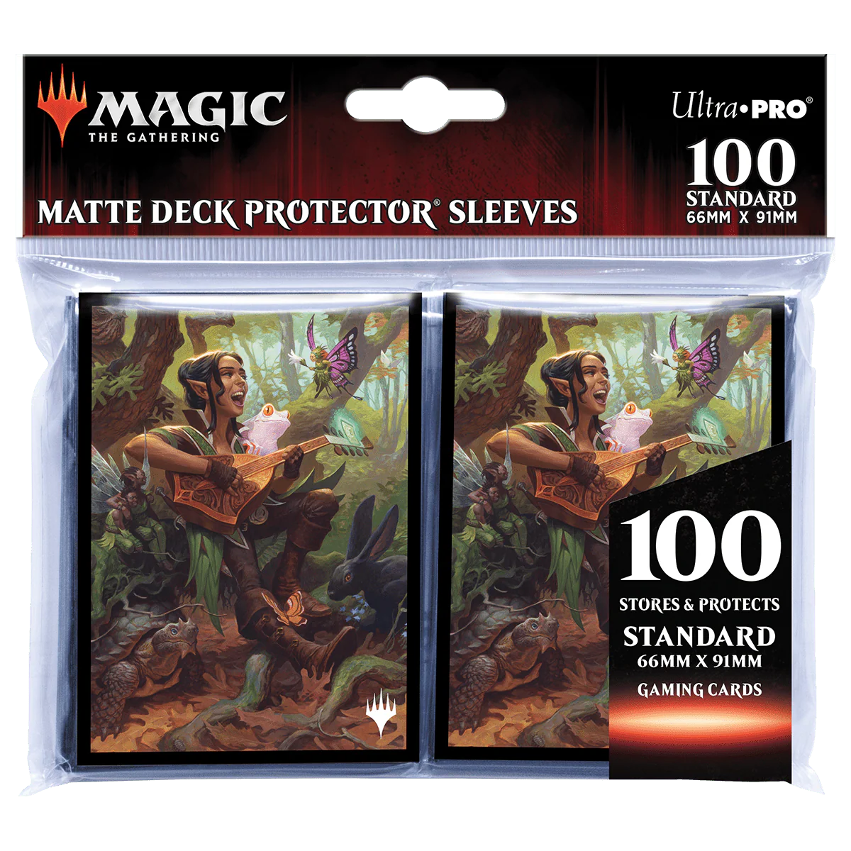 Adventures in the Forgotten Realms Ellywick Tumblestrum Standard DECK PROTECTOR® Sleeves (100ct) for Magic: The Gathering - Image 2