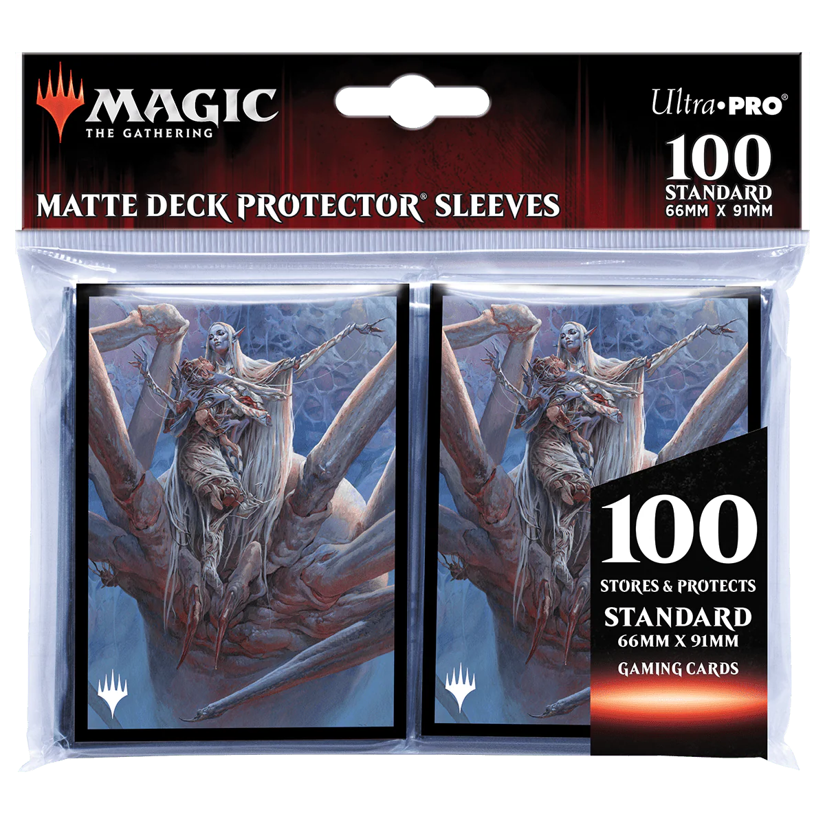 Adventures in the Forgotten Realms Lolth, Spider Queen Standard DECK PROTECTOR® Sleeves (100ct) for Magic: The Gathering - Image 2