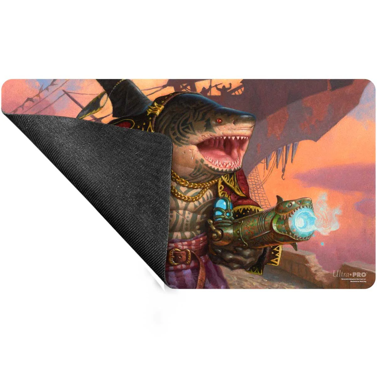 Aetherdrift Captain Howler, Sea Scourge Playmat for Magic: The Gathering - Image 4