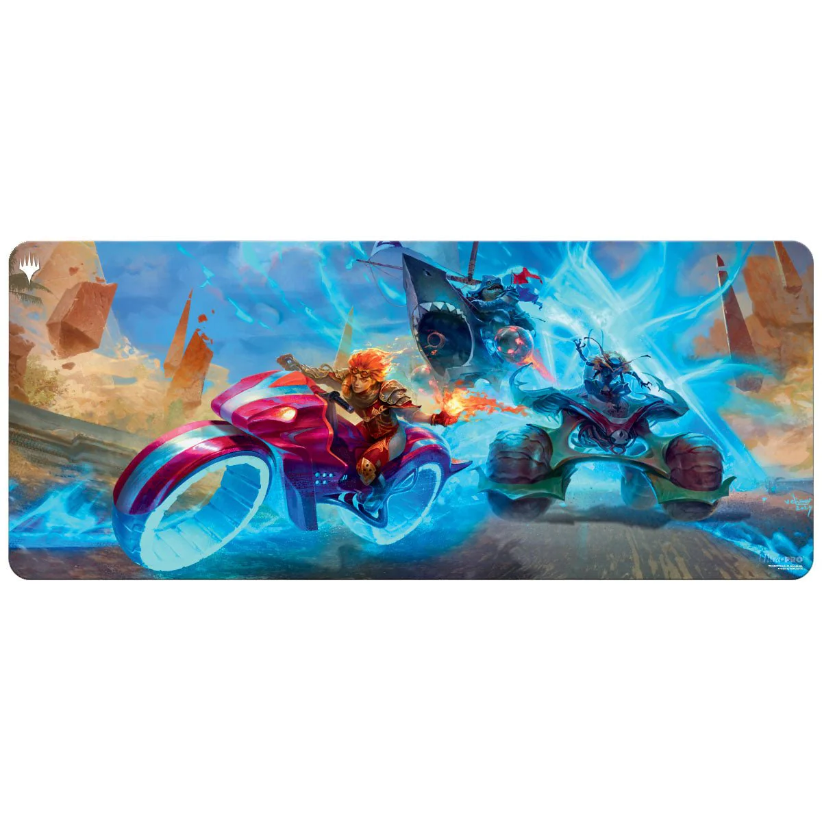 Aetherdrift Chandra Leading the Pack 6ft Table Playmat for Magic: The Gathering