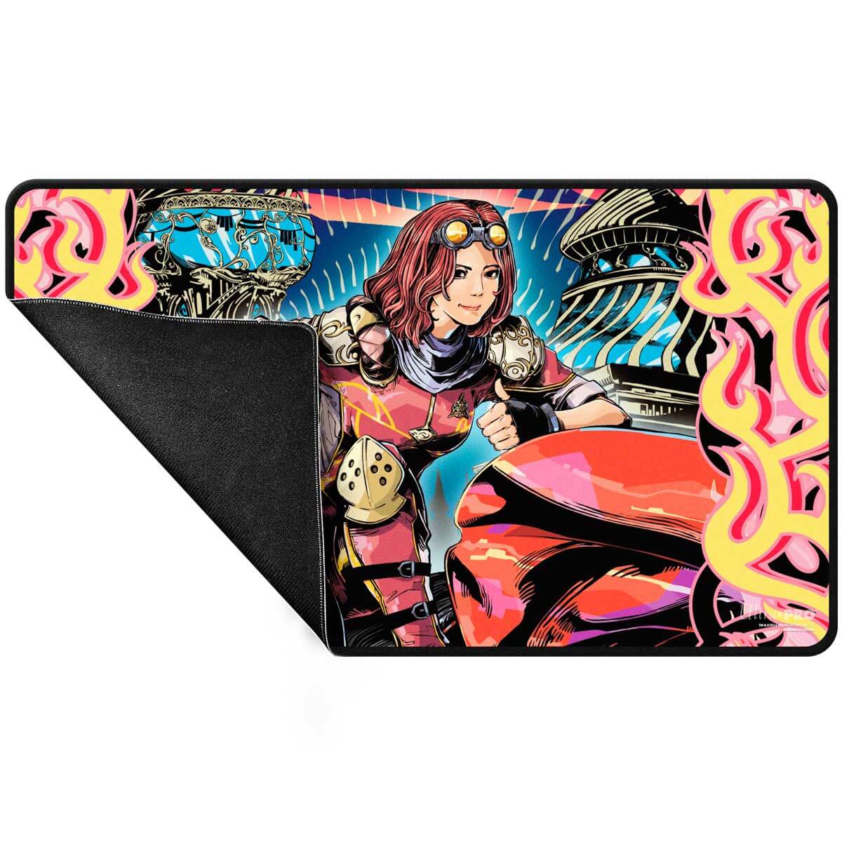 Aetherdrift Chandra, Spark Hunter AR Enhanced Playmat for Magic: The Gathering - Image 3