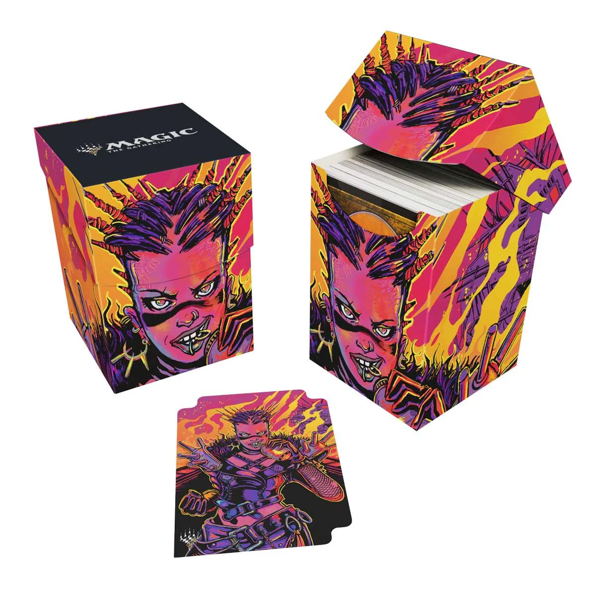 Aetherdrift Far Fortune, End Boss 100+ Deck Box for Magic: The Gathering