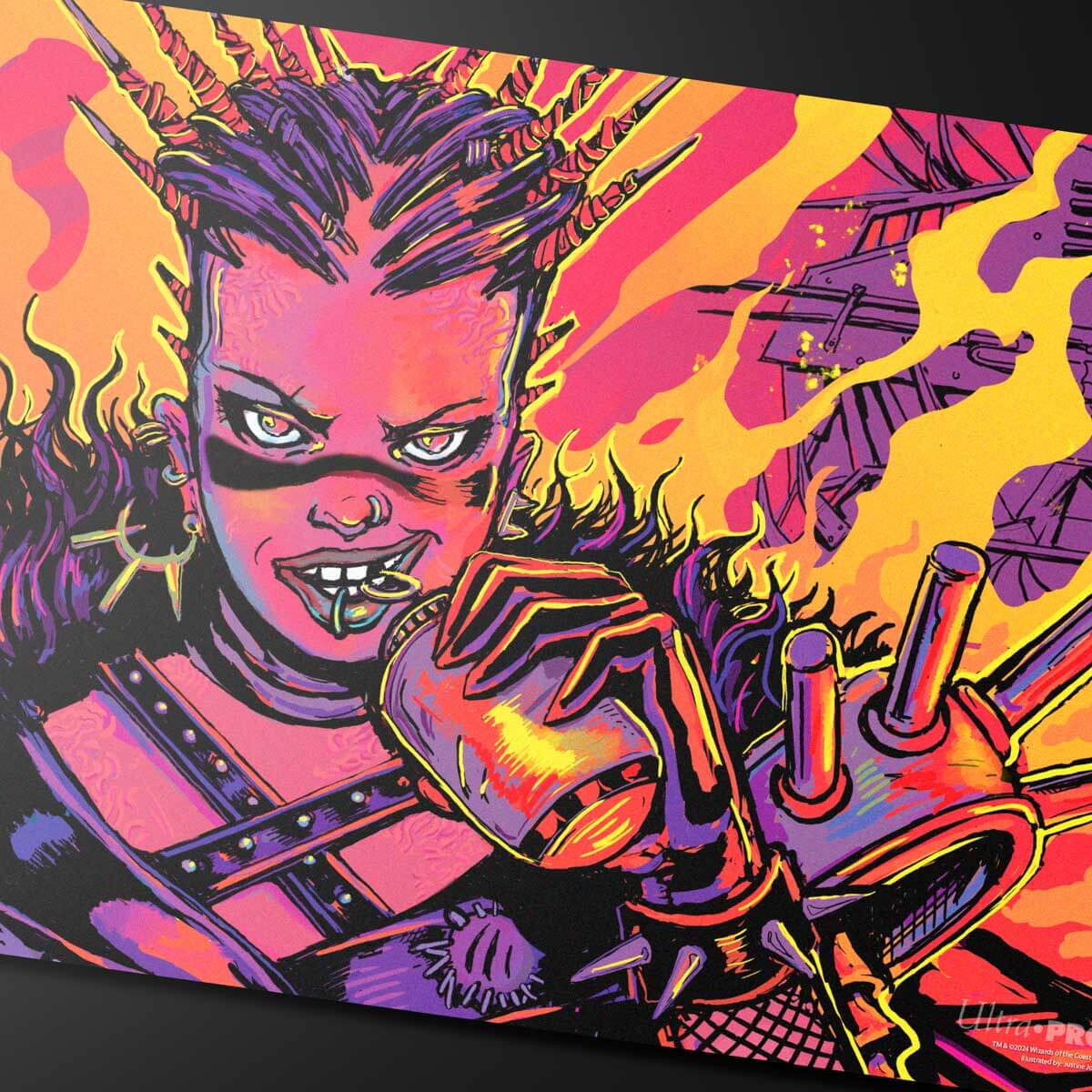 Aetherdrift Far Fortune, End Boss Playmat for Magic: The Gathering