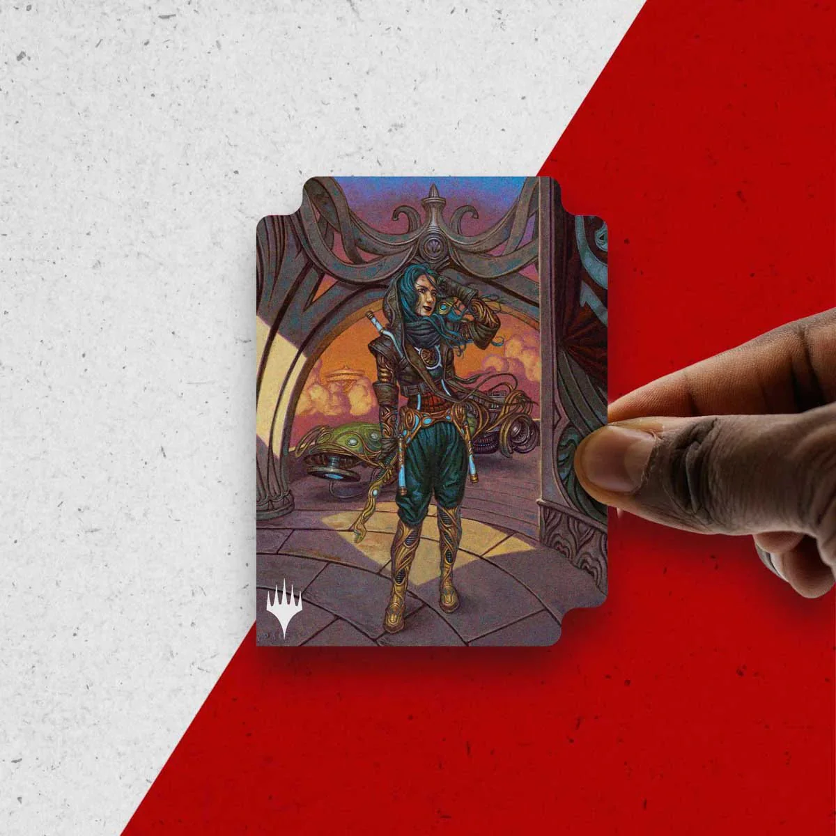 Aetherdrift Sita Varma, Masked Racer 100+ Deck Box for Magic: The Gathering - Image 2