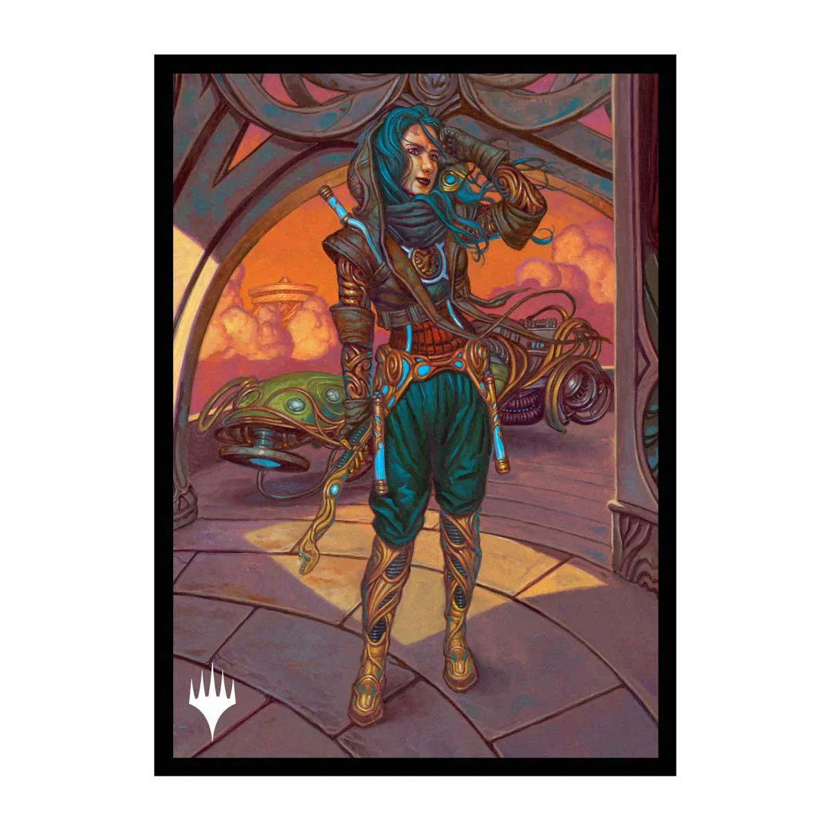 Aetherdrift Sita Varma, Masked Racer 100ct DECK PROTECTOR® Sleeves for Magic: The Gathering - Image 2