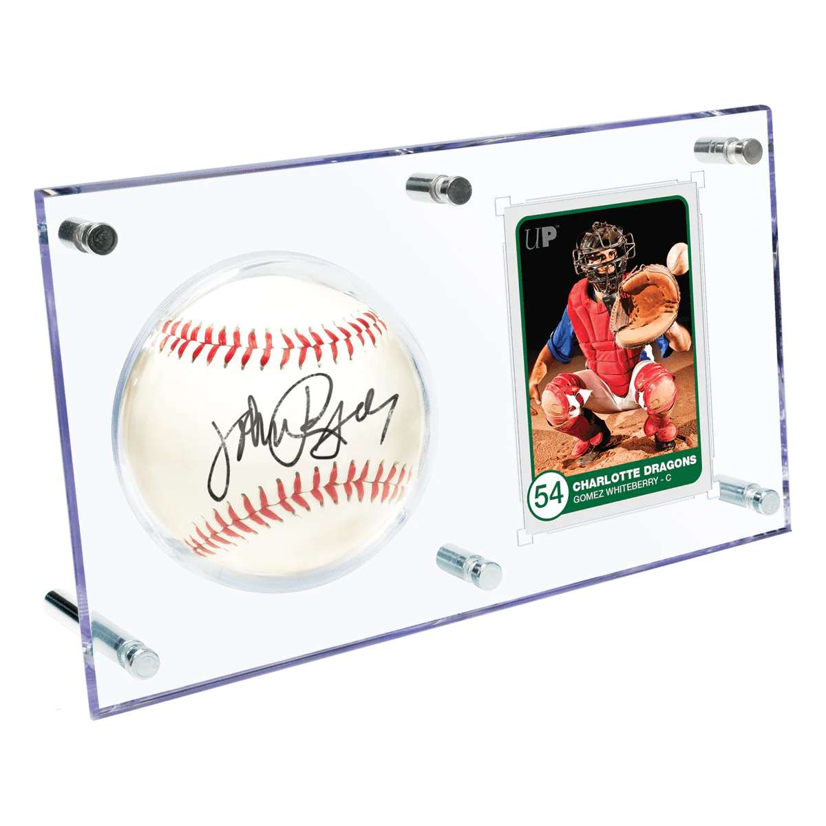 Baseball & Card (35PT) Clear Flip Display Case