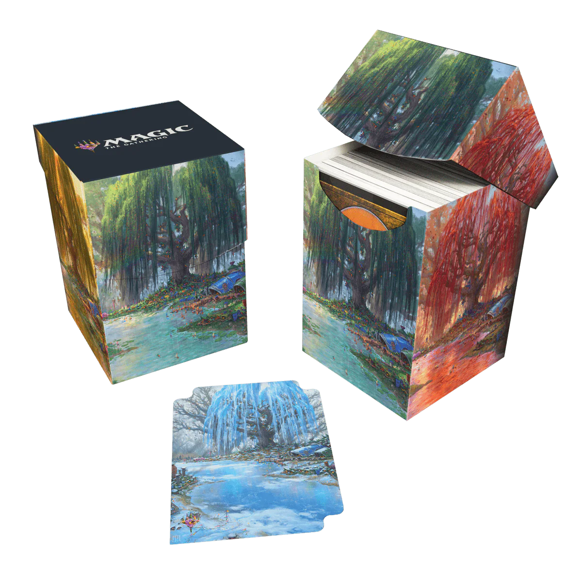 Bloomburrow Season Lands: Three Tree City (Summer) 100+ Deck Box® Multi for Magic: The Gathering
