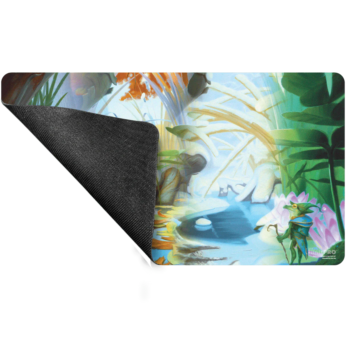Bloomburrow Season Lands: Island (Four Seasons) Standard Gaming Playmat for Magic: The Gathering - Image 3
