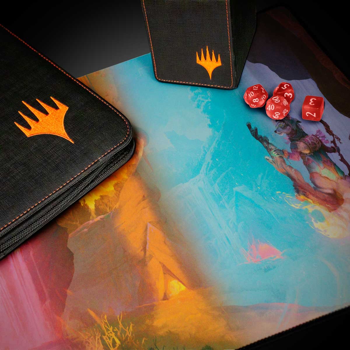 Bloomburrow Season Lands: Mountain (Four Seasons) Standard Gaming Playmat for Magic: The Gathering - Image 3
