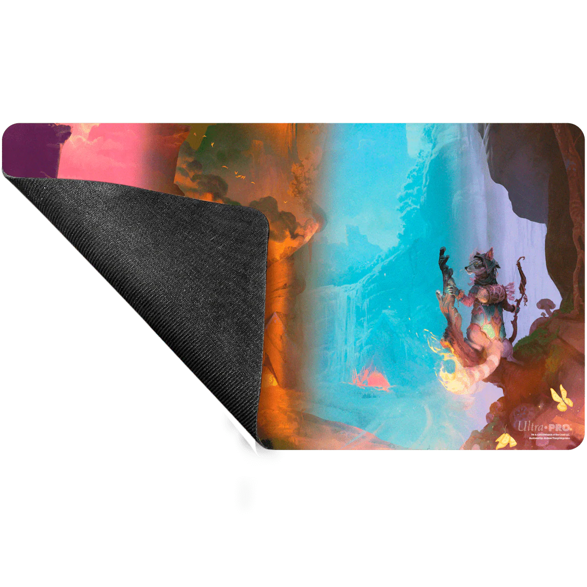 Bloomburrow Season Lands: Mountain (Four Seasons) Standard Gaming Playmat for Magic: The Gathering - Image 4