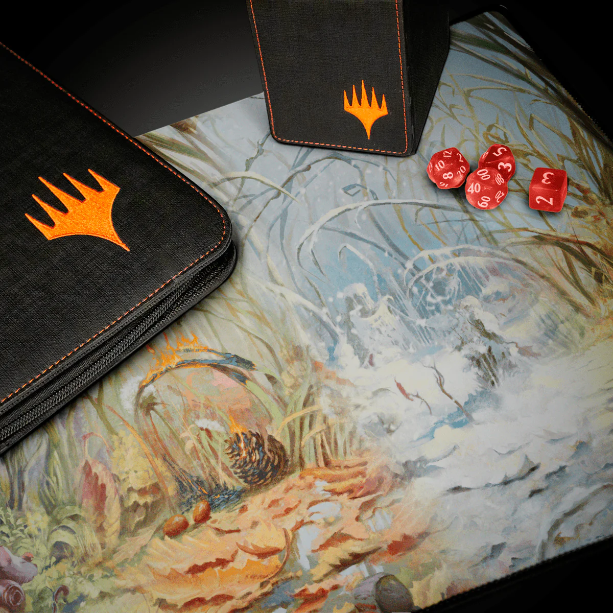 Bloomburrow Season Lands: Plains (Four Seasons) Standard Gaming Playmat for Magic: The Gathering - Image 3