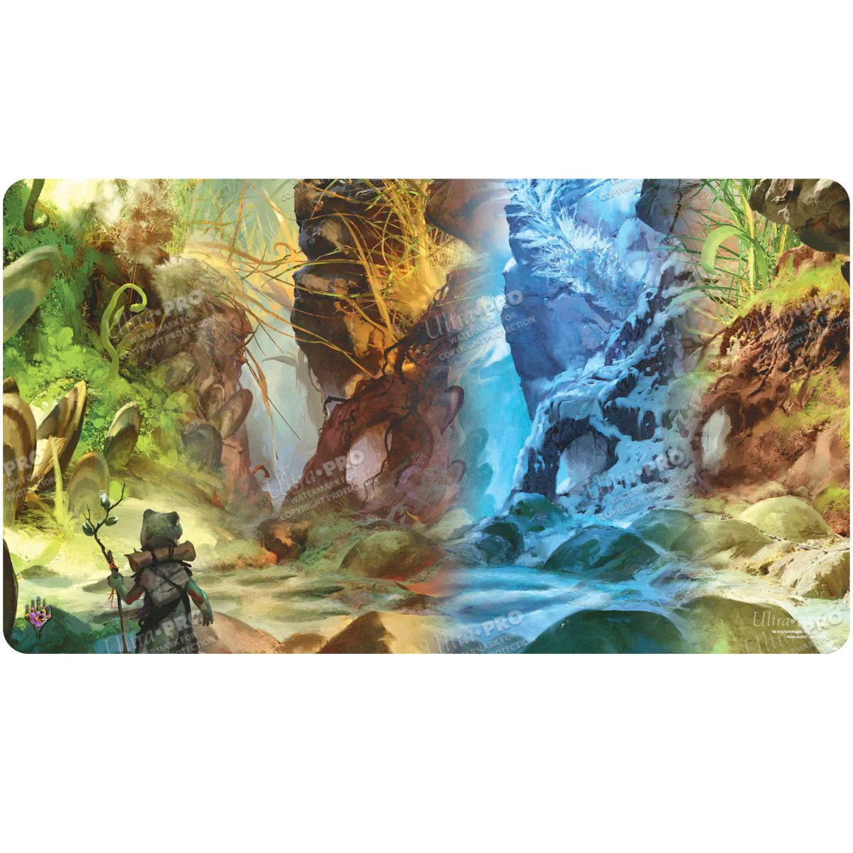 Bloomburrow Season Lands: Swamp (Four Seasons) Standard Gaming Playmat for Magic: The Gathering - Image 2