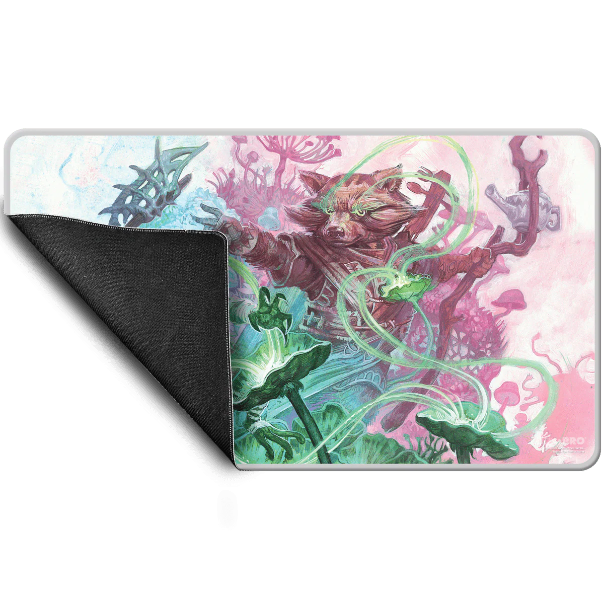 Bloomburrow Sylvan Tutor Stitched Edge Standard Gaming Playmat for Magic: The Gathering - Image 3