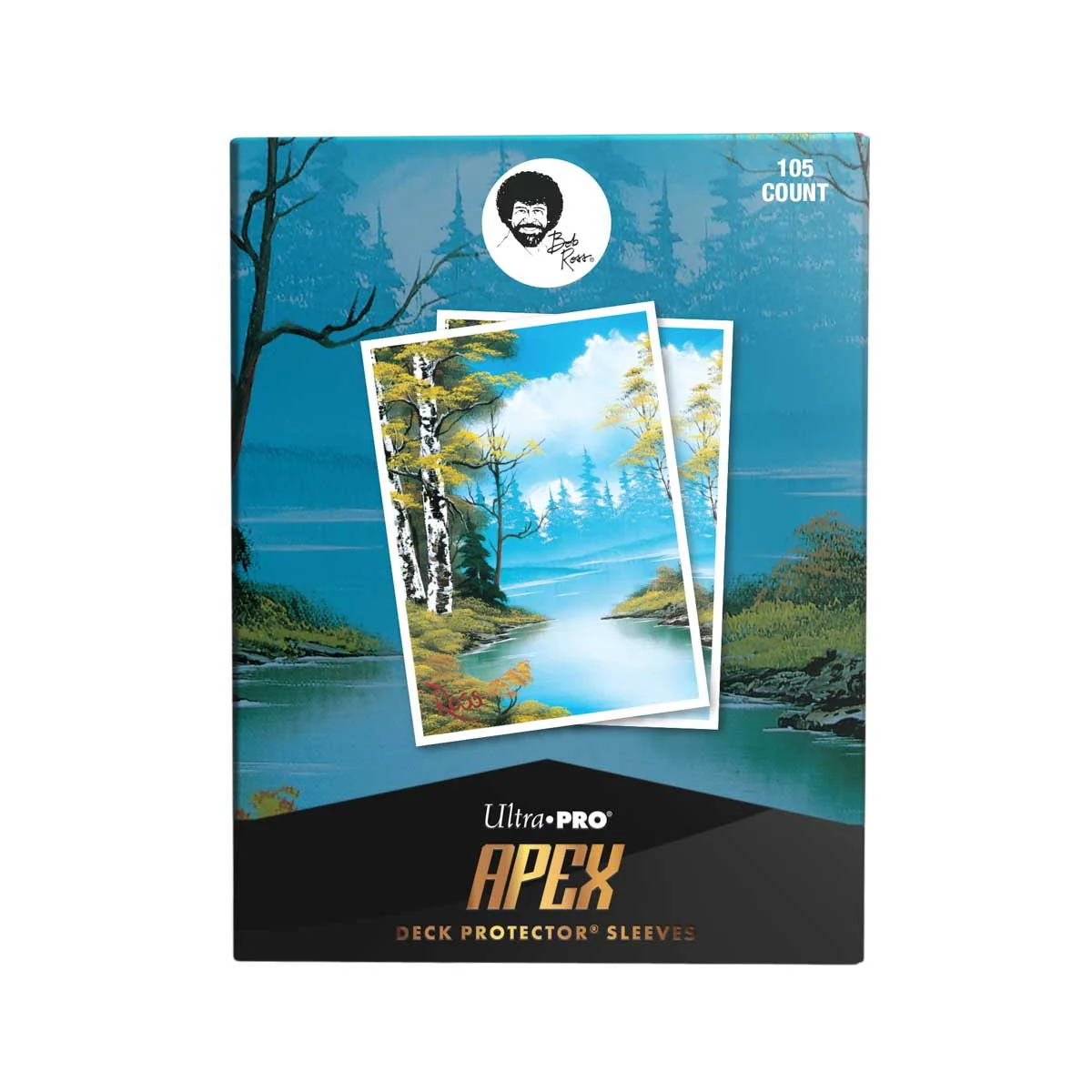 Bob Ross Lakeside Path 105ct APEX DECK PROTECTOR® Sleeves - Image 2