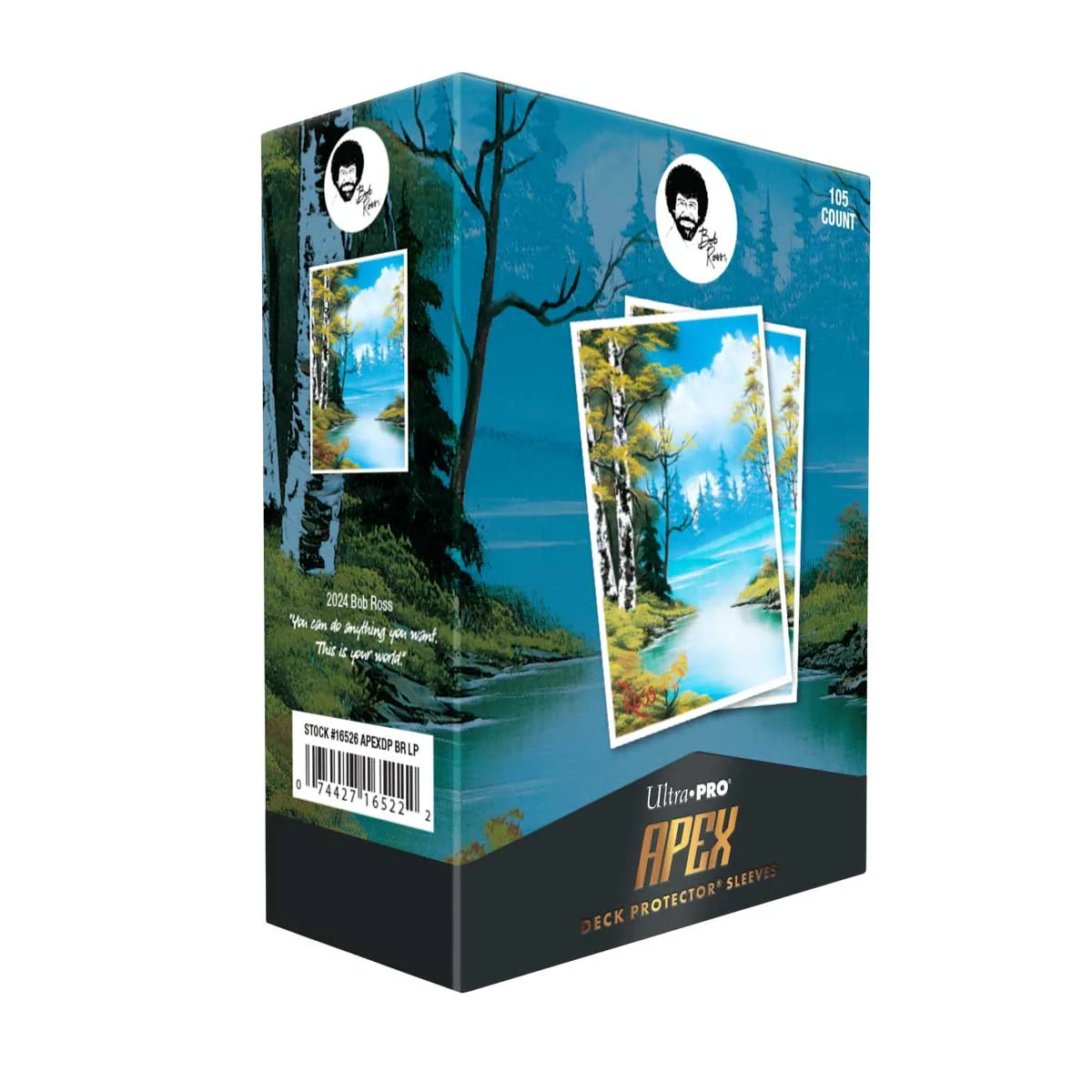 Bob Ross Lakeside Path 105ct APEX DECK PROTECTOR® Sleeves - Image 3