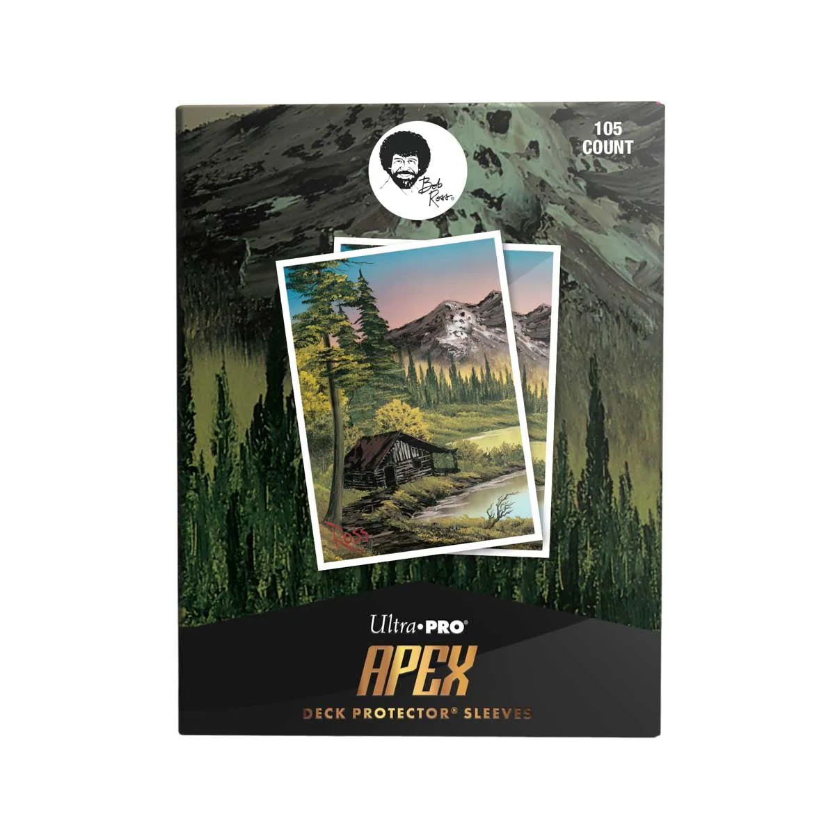 Bob Ross Mountain Retreat 105ct APEX DECK PROTECTOR® Sleeves