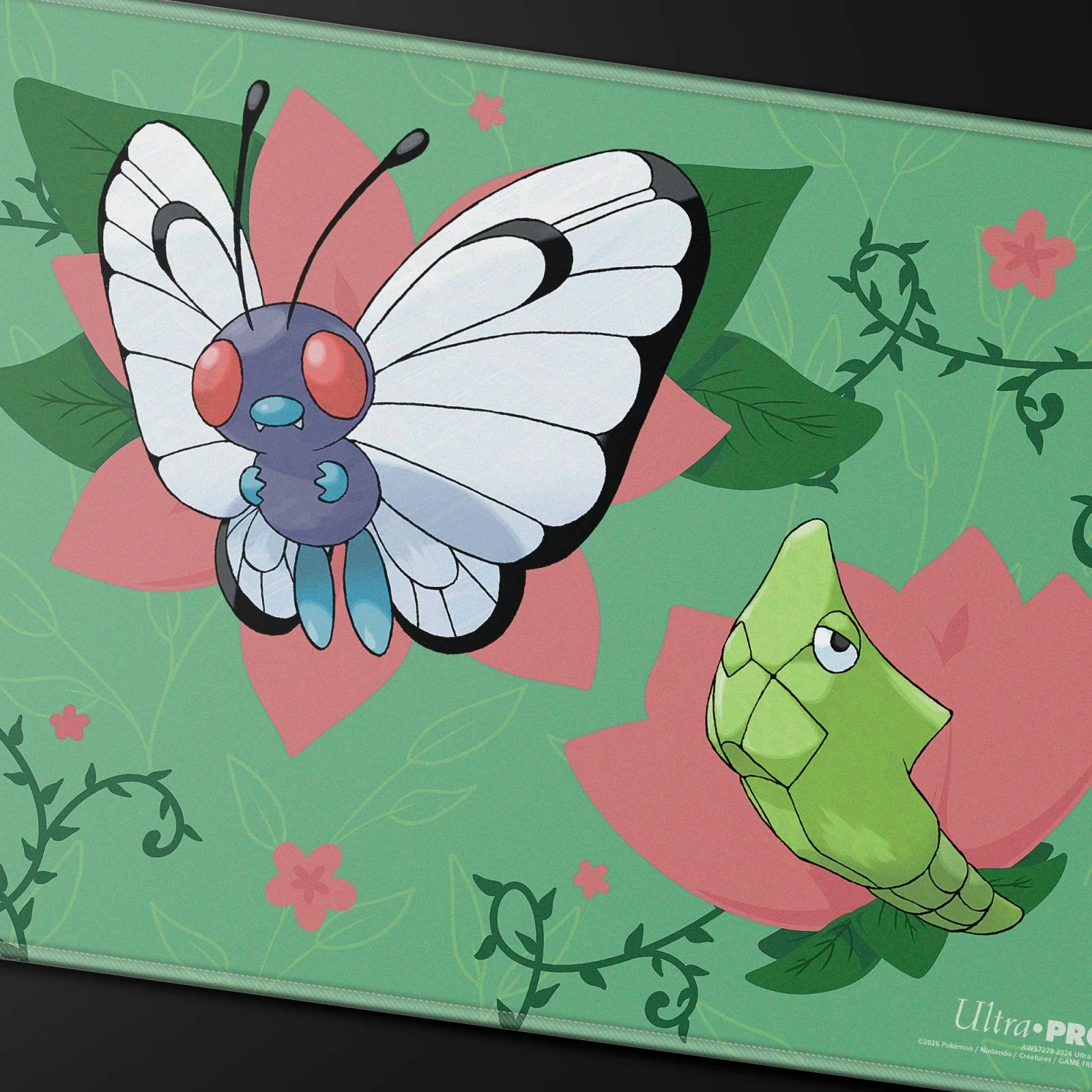 Caterpie Evolutions Stitched Playmat for the Pokémon Trading Card Game - Image 2