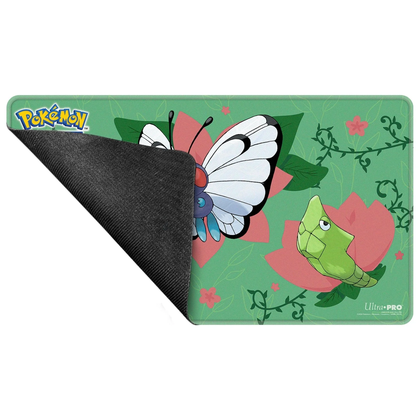 Caterpie Evolutions Stitched Playmat for the Pokémon Trading Card Game - Image 3