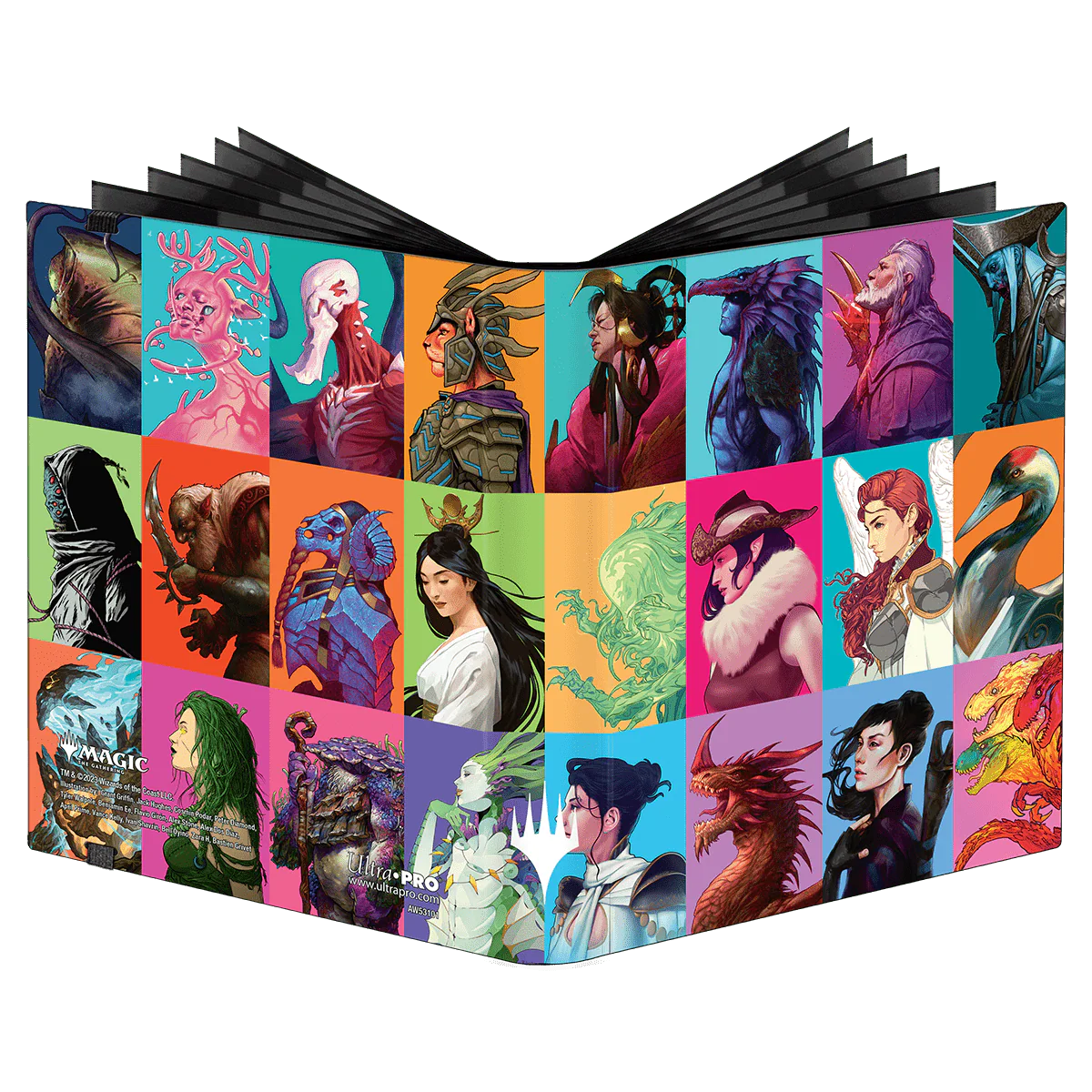 Commander Masters Pop Collage 4-Pocket PRO-BINDER®for Magic: The Gathering