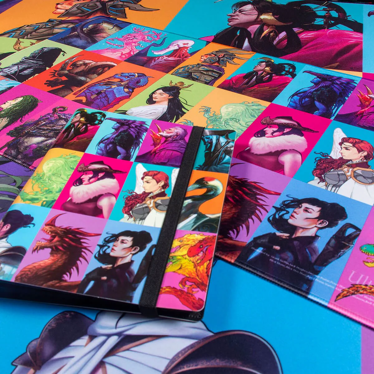 Commander Masters Pop Collage White Stitched Standard Gaming Playmat for Magic: The Gathering - Image 3