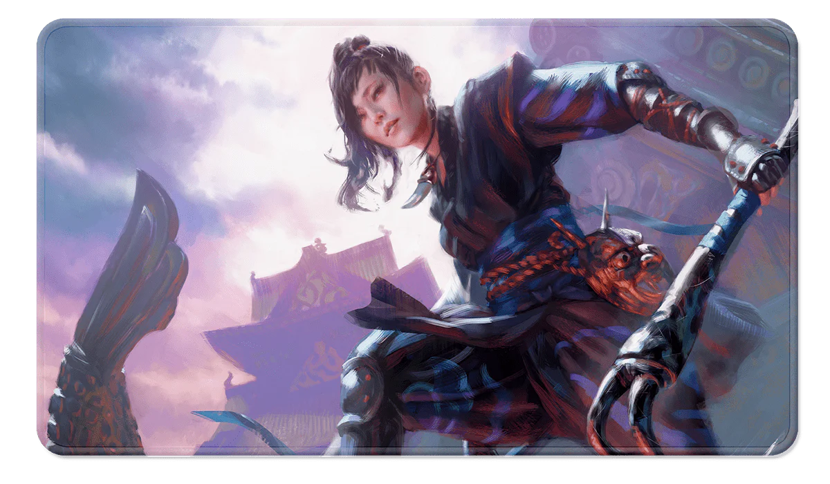 Commander Series #2: Allied - Yuriko Stitched Standard Gaming Playmat for Magic: The Gathering