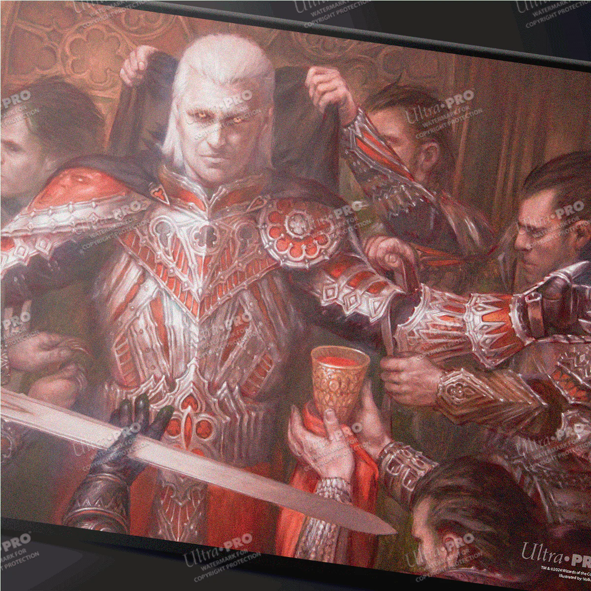 Commander Series #3: Enemy - Edgar (Fan Voted) Black Stitched Standard Gaming Playmat for Magic: The Gathering