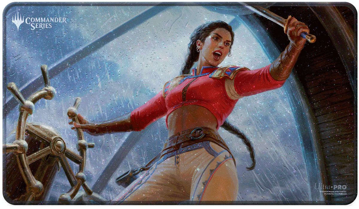 Commander Series #3: Enemy- Sisay HOLOFOIL® Standard Gaming Playmat for Magic: The Gathering - Image 2