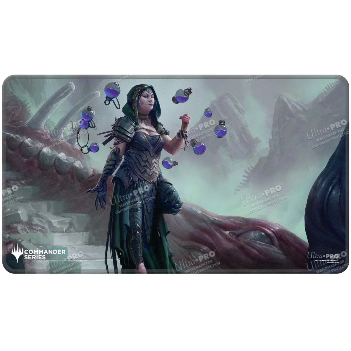 Commander Series #4 Shard - Kess Stitched Standard Gaming Playmat for Magic: The Gathering - Image 2
