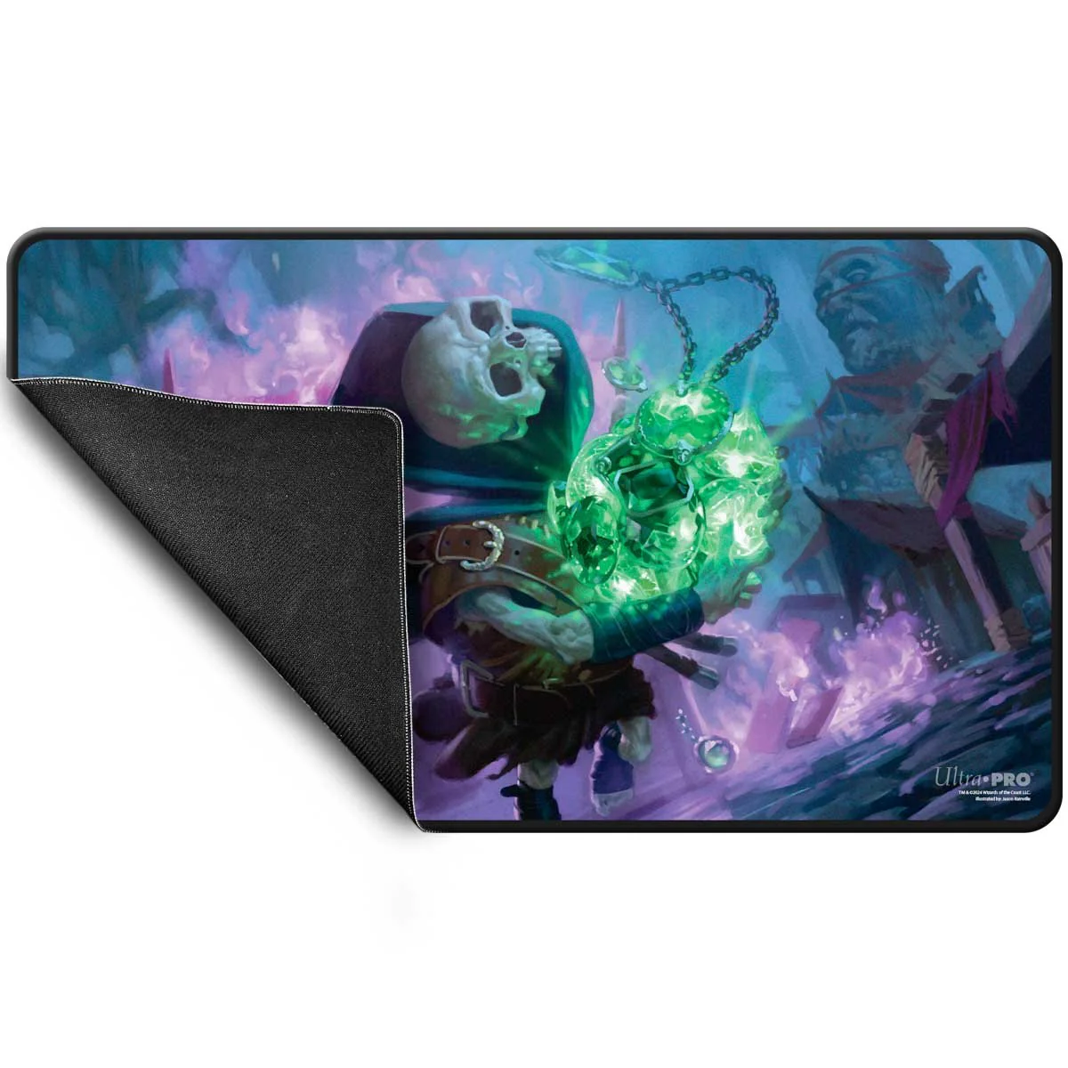 Commander Series #4 Shard - Tinybones (Fan-Voted) Black Stitched Playmat for Magic: The Gathering - Image 3
