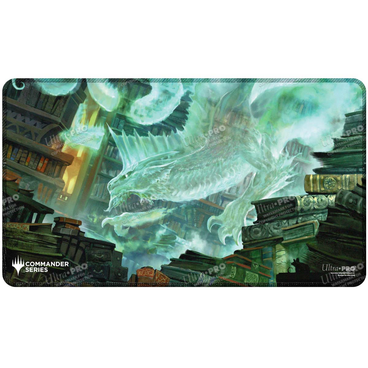 Commander Series #5 - Three Color Wedge - Miirym Stitched Playmat for Magic: The Gathering - Image 2