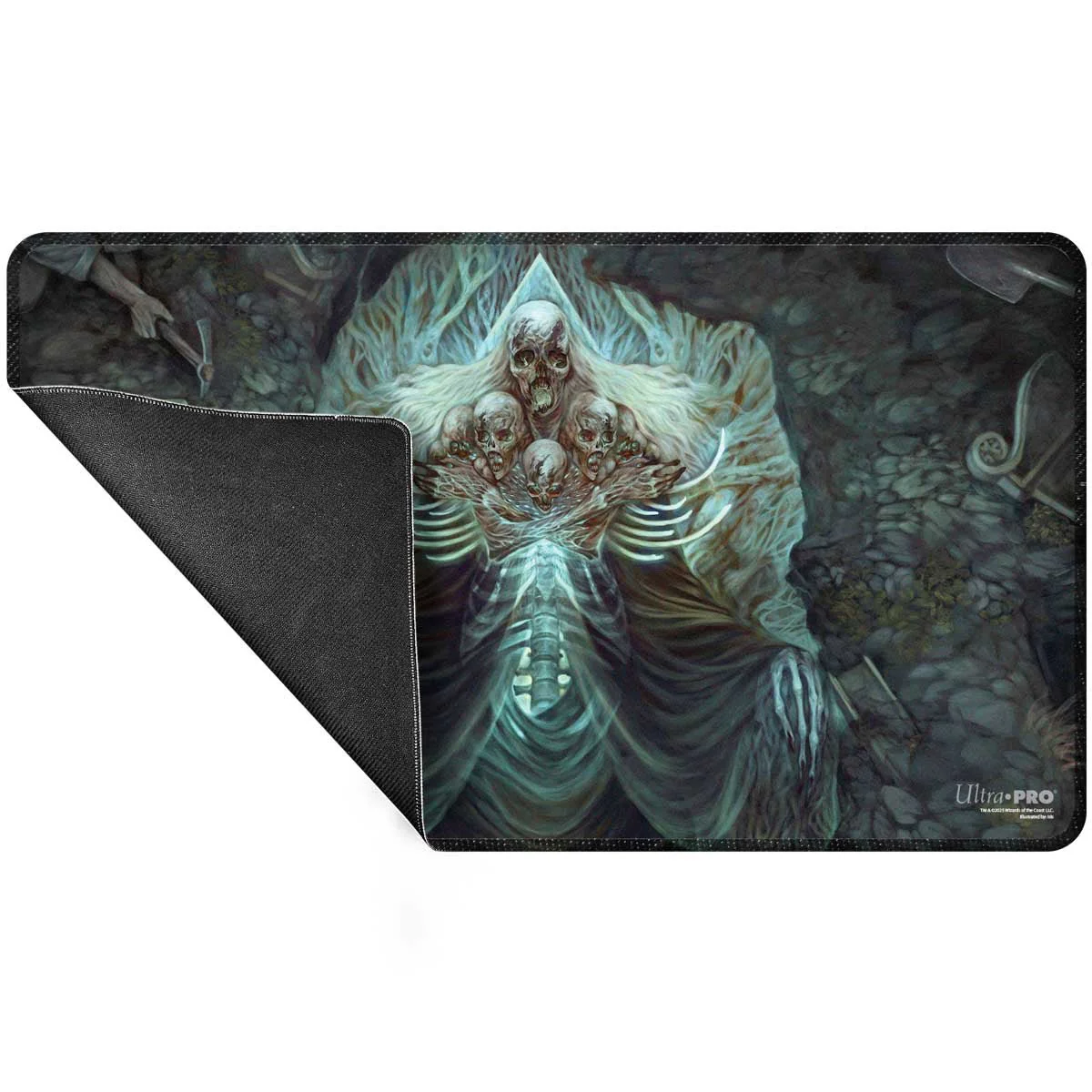 Commander Series #5 - Three Color Wedge - Myrkul Stitched Playmat for Magic: The Gathering - Image 3