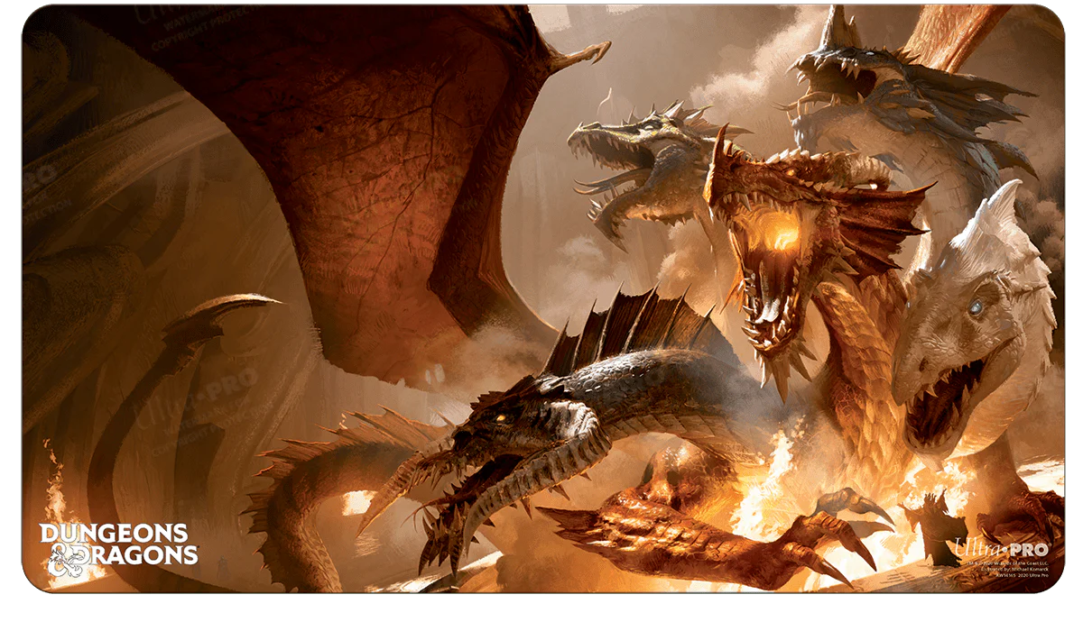 Cover Series The Rise of Tiamat Standard Gaming Playmat for Dungeons & Dragons