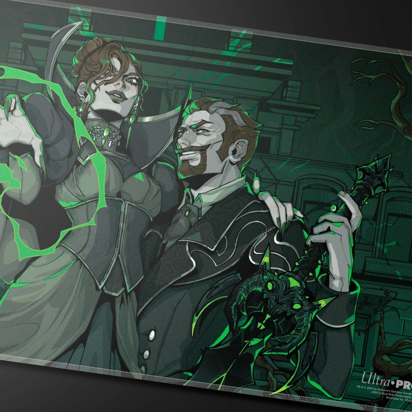 Critical Role Baddies - Briarwoods Stitched Playmat for Tabletop Gaming - Image 2
