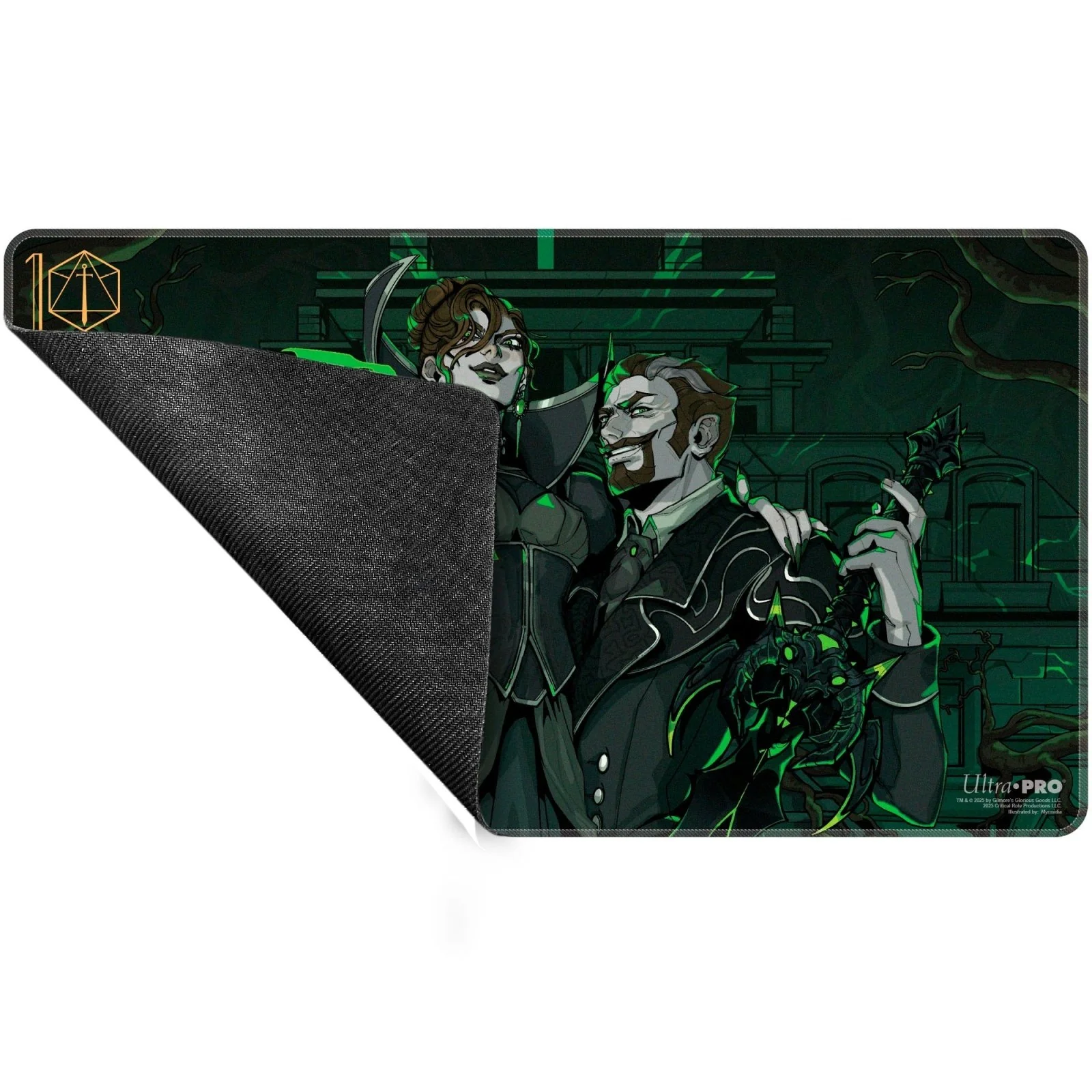 Critical Role Baddies - Briarwoods Stitched Playmat for Tabletop Gaming - Image 3