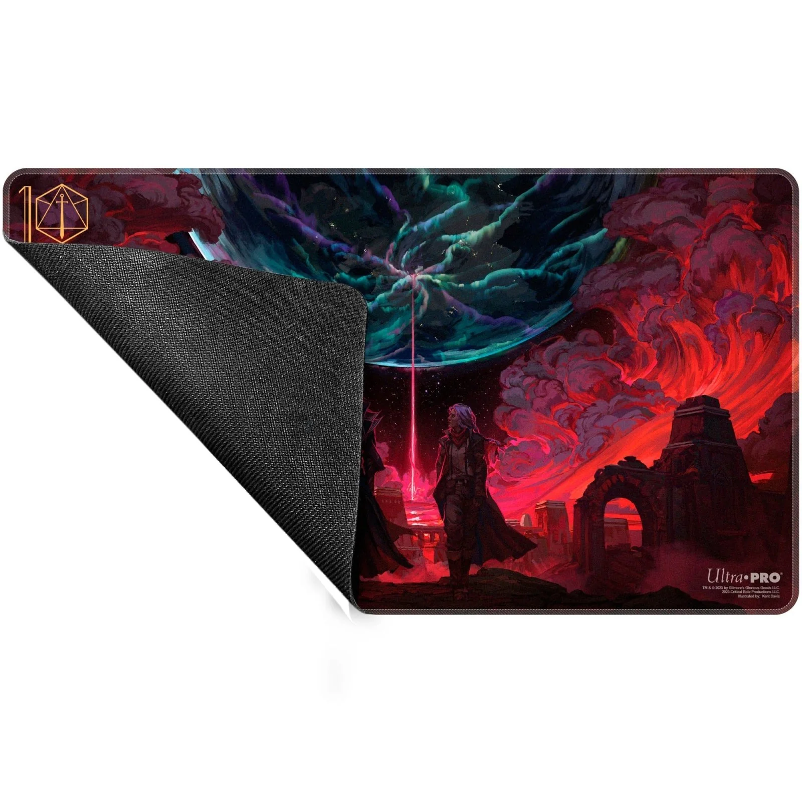 Critical Role Baddies - “The Bloody Bridge” Stitched Playmat for Tabletop Gaming - Image 3
