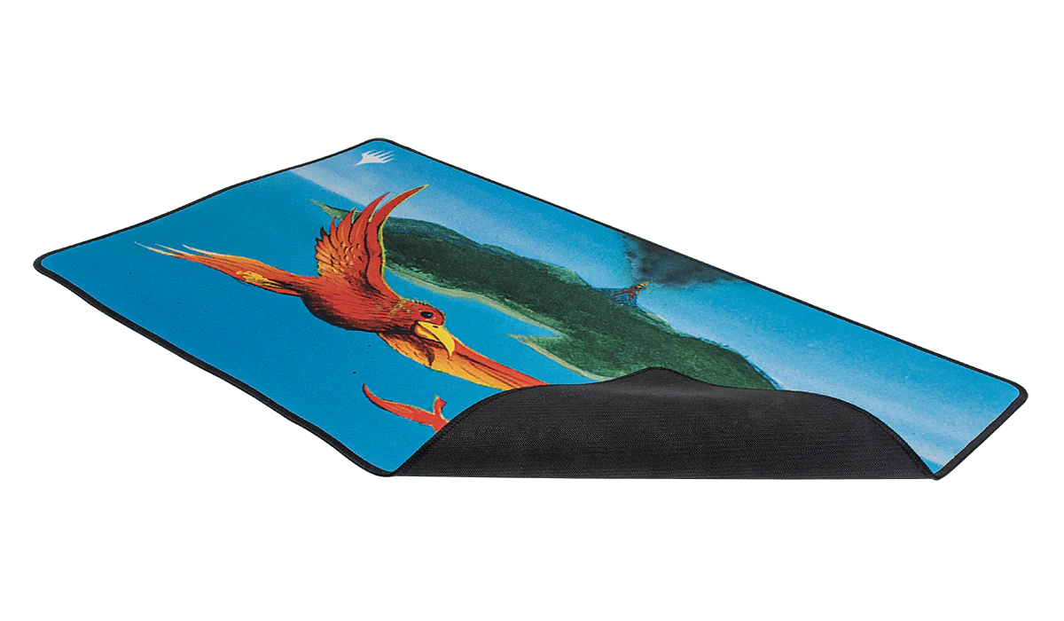 Dominaria Remastered Birds of Paradise Black Stitched Standard Gaming Playmat for Magic: The Gathering - Image 2