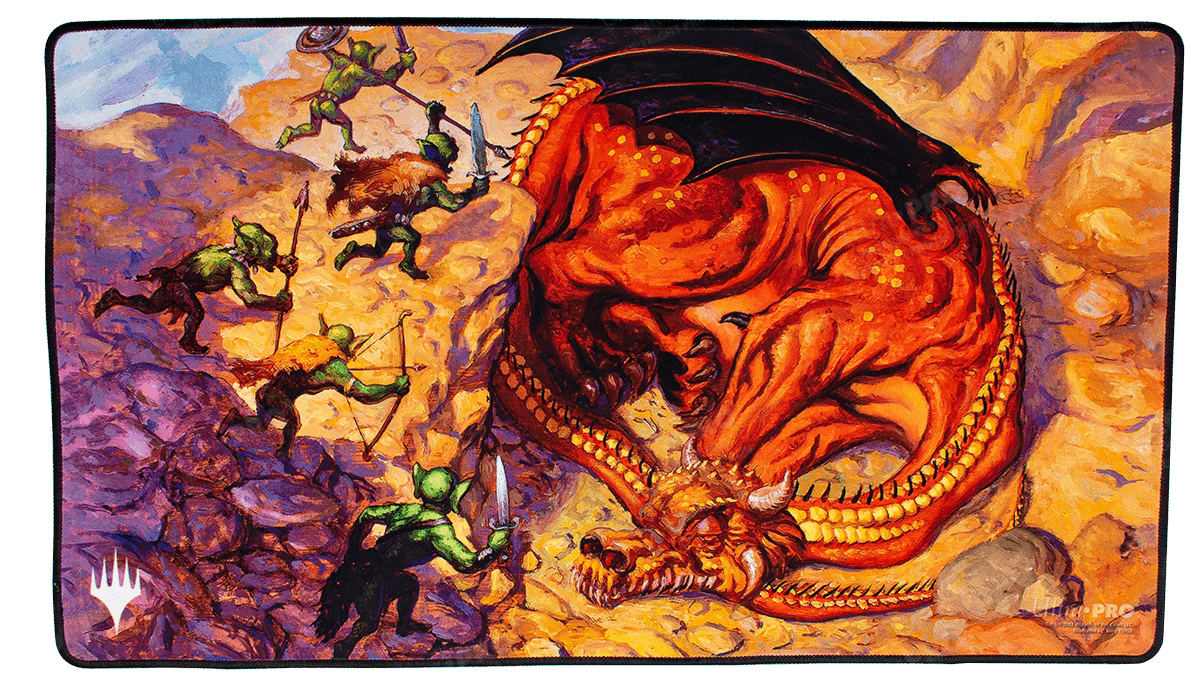 Dominaria Remastered Sneak Attack Black Stitched Standard Gaming Playmat for Magic: The Gathering