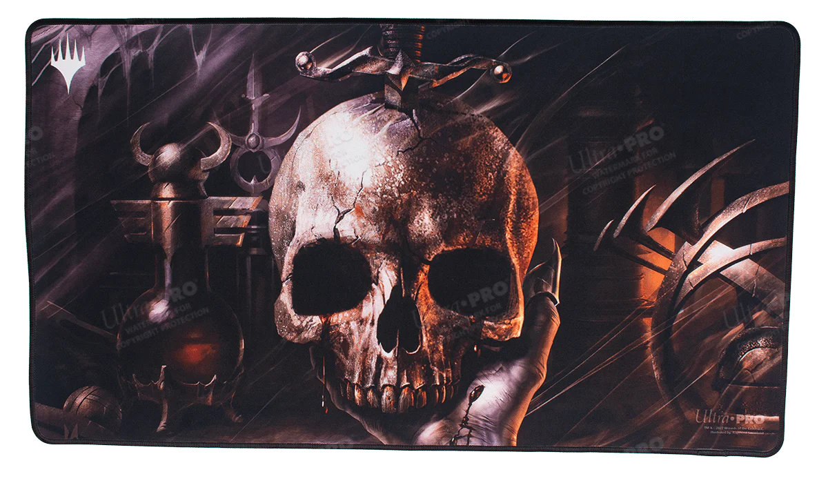 Dominaria Remastered Vampiric Tutor Black Stitched Standard Gaming Playmat for Magic: The Gathering