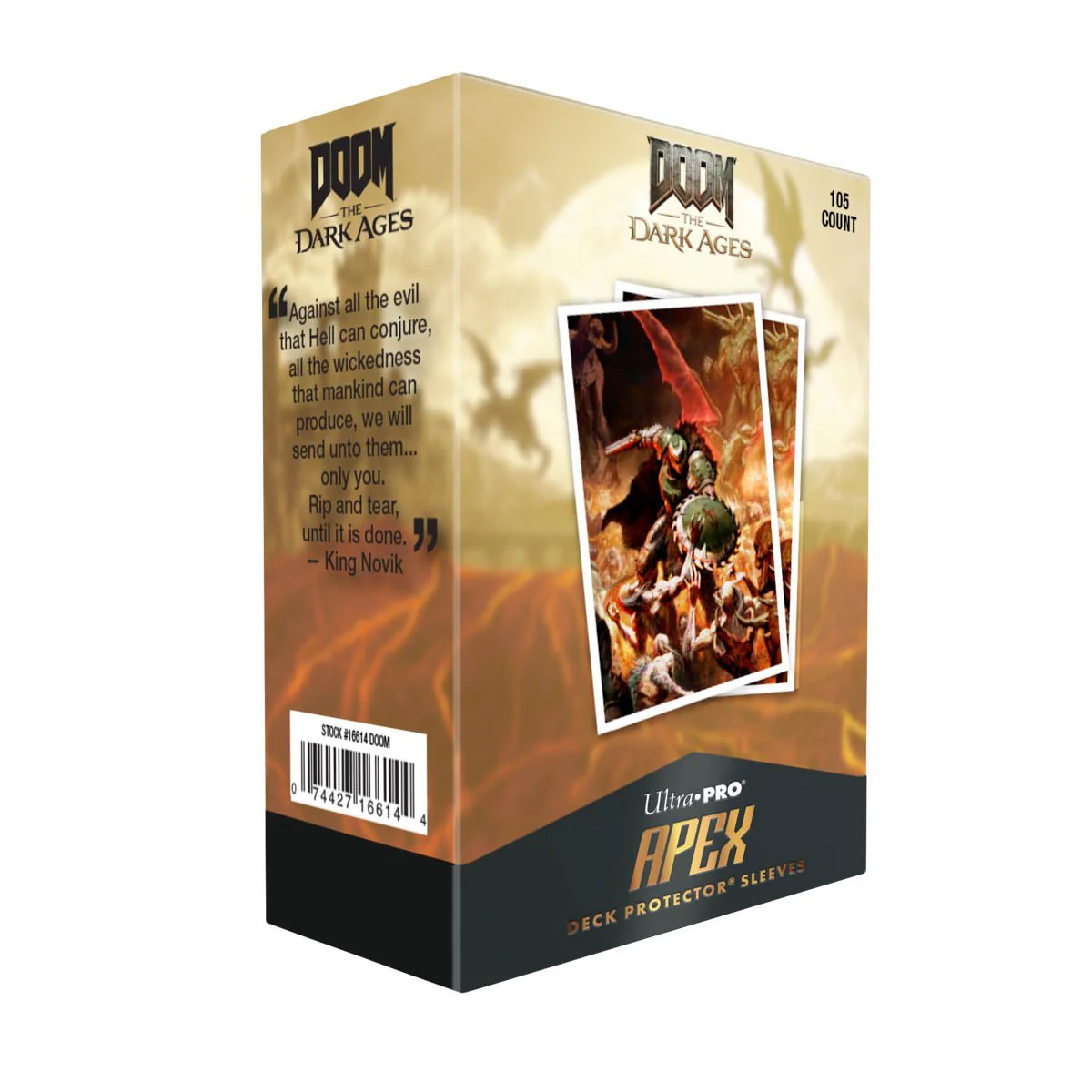 DOOM: THE DARK AGES - ONSLAUGHT - APEX DECK PROTECTOR® Sleeves - Image 2