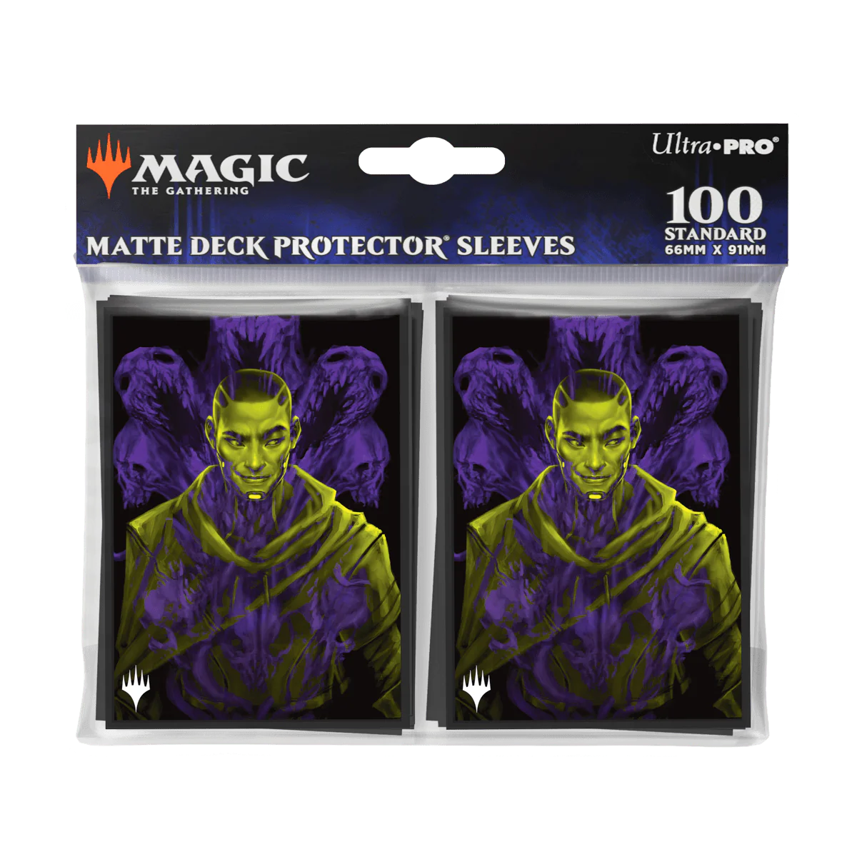 Duskmourn Kaito, Bane of Nightmares (Double Exposure Alt) 100ct DECK PROTECTOR® Sleeves for Magic: The Gathering - Image 3