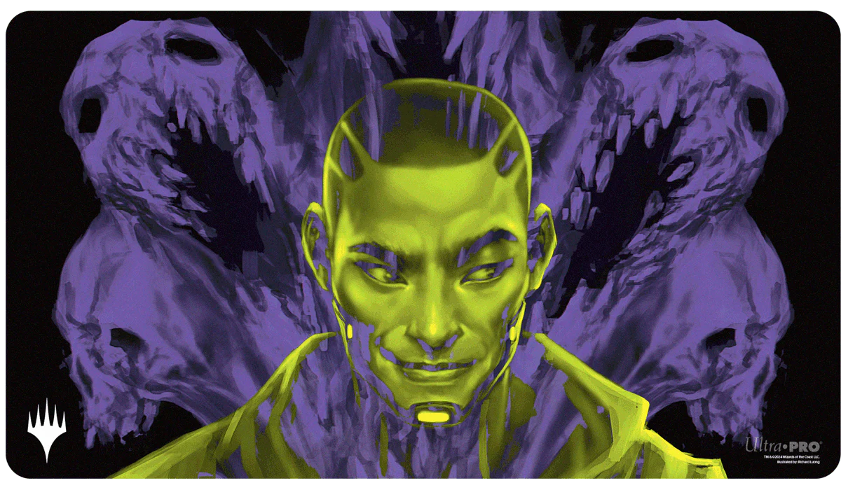 Duskmourn Kaito, Bane of Nightmares (Double Exposure Alt) Standard Gaming Playmat for Magic: The Gathering - Image 2
